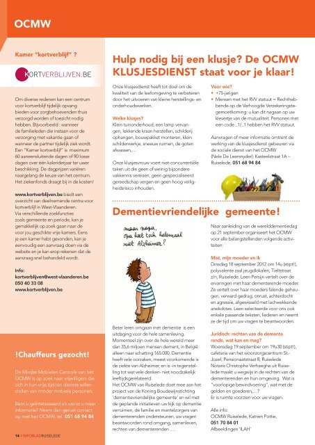 Zomer 2012 - Gemeente Ruiselede