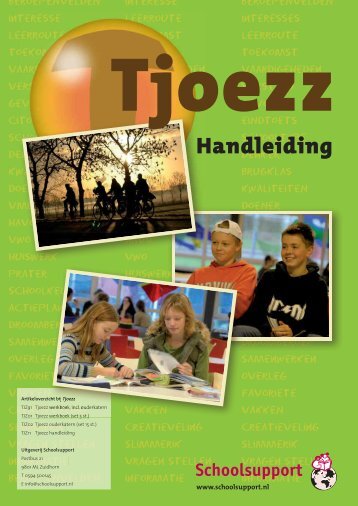 Handleiding Tjoezz - Schoolsupport