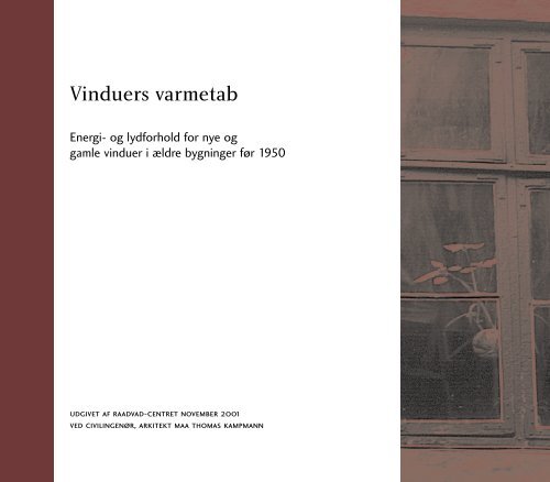 Vinduers varmetab, Energi