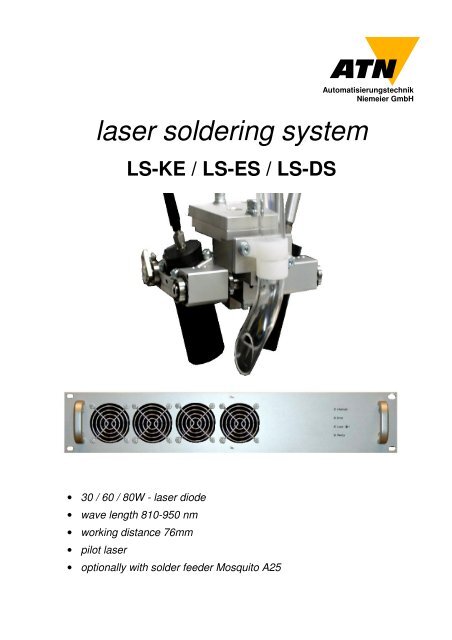 laser soldering system - atn-berlin.de
