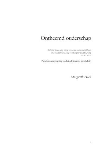 samenvatting ontheemd ouderschap.pdf - Expoo