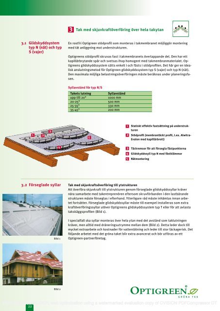 Optigreen systemlösning ”Lutande tak“. - Svenska Naturtak