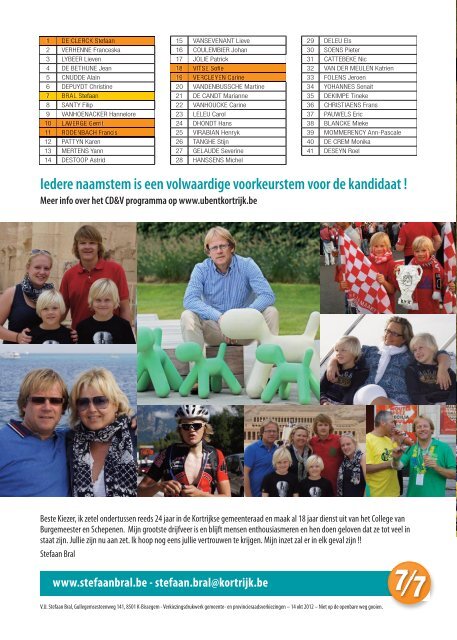 Klik hier en bekijk mijn 2012 brochure. - Stefaan Bral