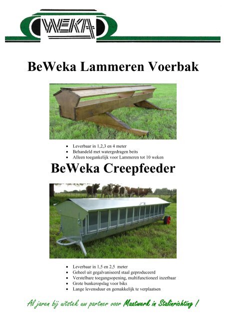 BeWeka Klauwbehandelwagen - Schapenadvies