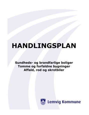 HANDLINGSPLAN - Lemvig Kommune
