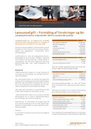 Lønsumsafgift - Formidling af forsikringer og lån - Beierholm