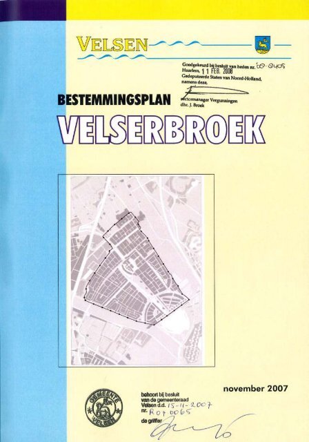 BlauwGeel Bestemmingsplan velserbroek.vp - Gemeente Velsen