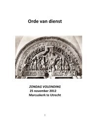 Orde van dienst