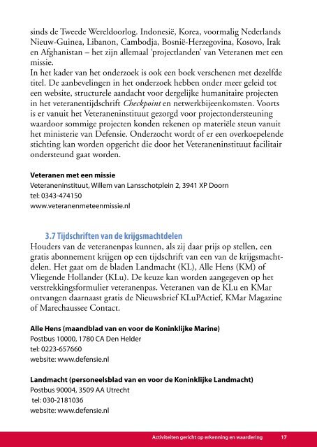 Handboek Veteraan 2012 - Veteranen-online