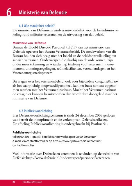 Handboek Veteraan 2012 - Veteranen-online