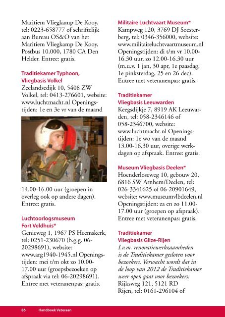 Handboek Veteraan 2012 - Veteranen-online