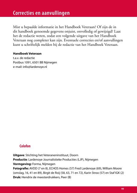 Handboek Veteraan 2012 - Veteranen-online