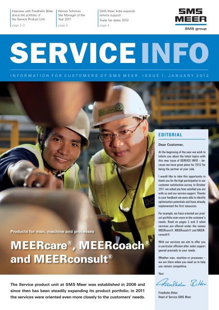 MEERcare®, MEERcoach® and MEERconsult® - SMS Meer GmbH