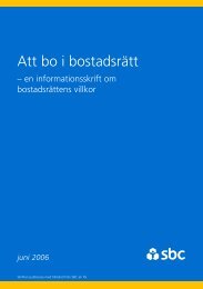 Att bo i bostadsrätt - BRF Masthugget