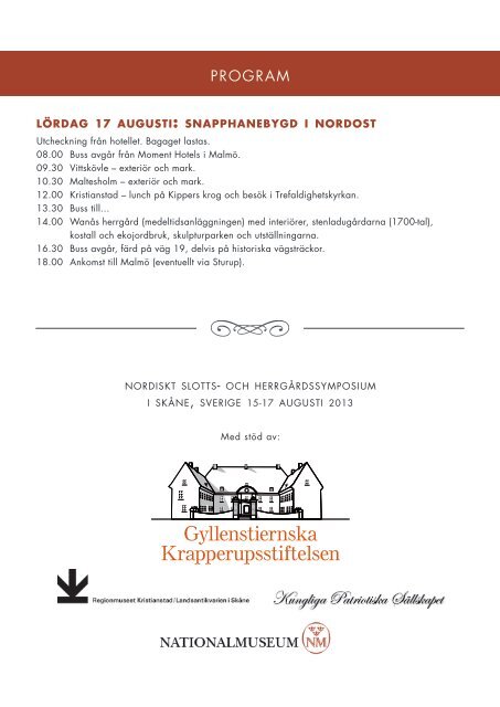 Nordiskt slotts- och herrgårdssymposium