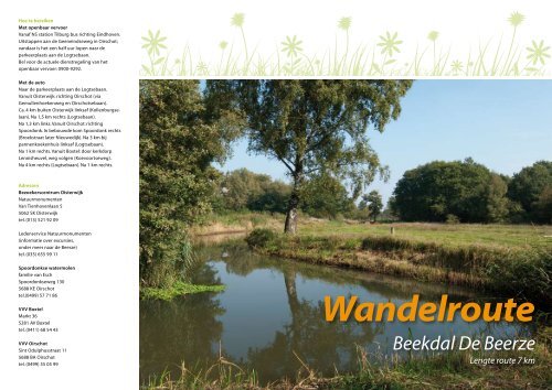 Wandeling door Beekdal De Beerze