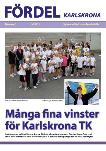 Klicka här för att öppna Fördel 2, 2011. - Karlskrona Tennisklubb