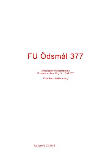 FU Ödsmål 377