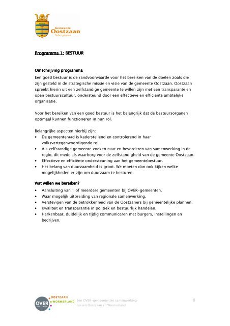 programmabegroting definitief - Eenvoudig toegang tot bestuurlijke ...