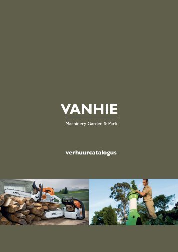 verhuurcatalogus - Vanhie Tuin- en Parkcenter