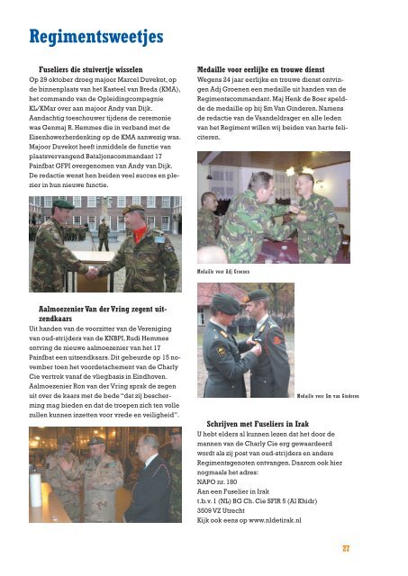 Jaargang 20 - December 2004 - Museum Brigade en Garde Prinses ...