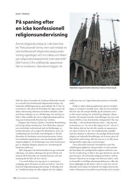 Nr. 4 - Föreningen Lärare i Religionskunskap