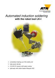 Automated induction soldering with the robot tool LK-I - atn-berlin.de