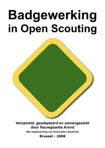 Download het overzicht van alle badges in pdf. - Scoutmaster