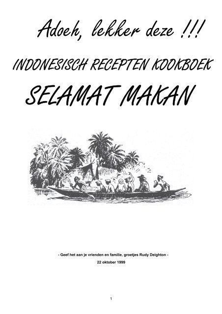 INDONESISCH RECEPTEN KOOKBOEK