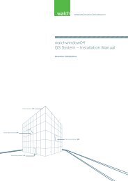 walchwindow04 QS System – Installation Manual