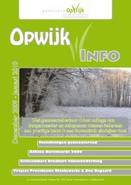 Infoblad december 2009 - Opwijk