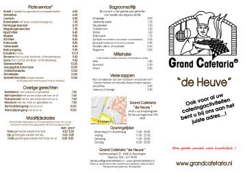 Grand Cafetaria De Heuve