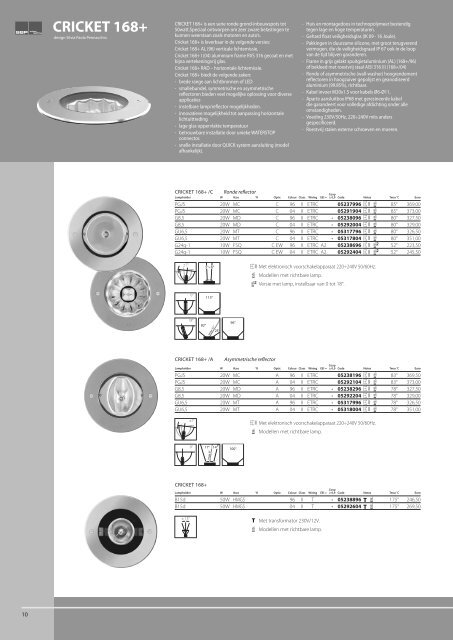 SBP Urban Lighting catalogus 2010 - Velectra