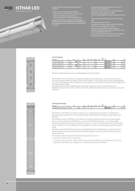 SBP Urban Lighting catalogus 2010 - Velectra