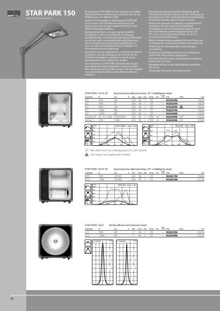 SBP Urban Lighting catalogus 2010 - Velectra