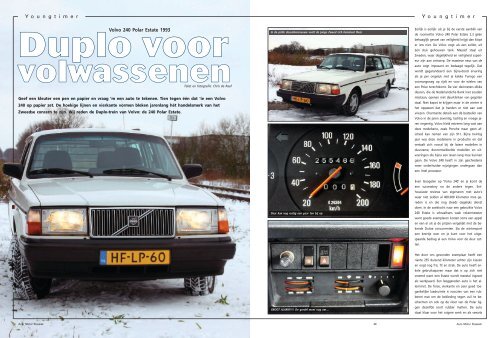 Y oungtimer Y oungtimer Volvo 240 Polar Estate 1993 - van der Aa