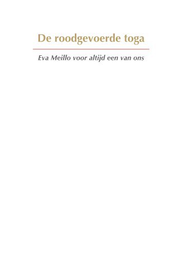 Download het boek in PDF formaat - Mr Eva Meillo stichting