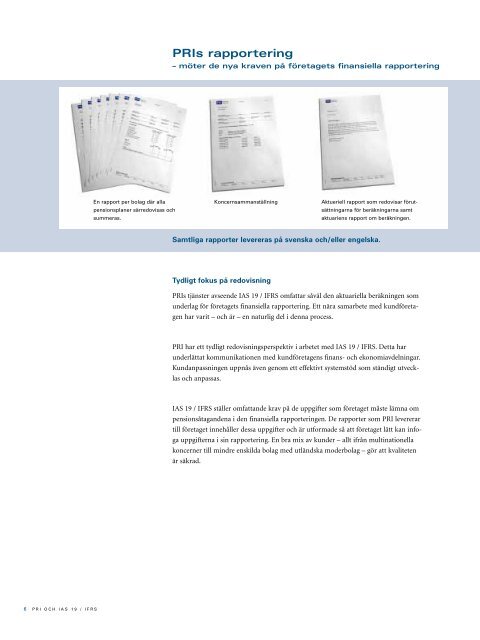 IAS 19-broschyr - PRI Pensionsgaranti