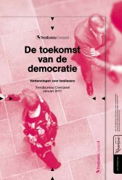 De toekomst van de democratie - Trendbureau Overijssel