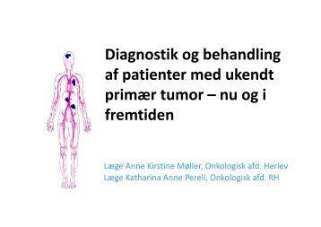 Diagnostik og behandling af patienter med ukendt primær tumor