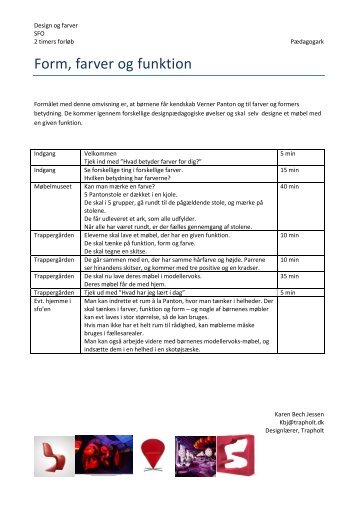 Form, farver og funktion - Trapholt