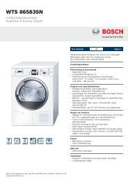 Bosch WTS 86583SN
