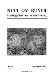 Første overskrift - Arild Hauges Runer