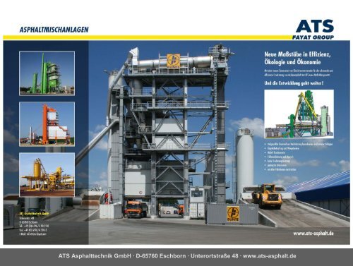 und Dosieranlage ( - ATS Asphalttechnik Gmbh