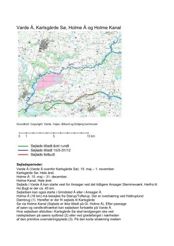 Varde Å, Karlsgårde Sø, Holme Å og Holme Kanal - Esbjerg Kommune