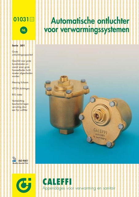 Blmirror 2X Volledig Automatische Ontluchter, Automatische Afsluiting