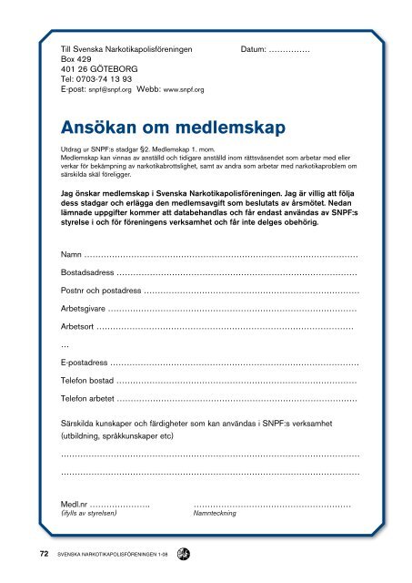 NARKOTIKAPOLISFÖRENINGENs - Svenska ...