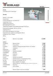 Download prijslijst - VDH Machines & Gereedschappen B.V.