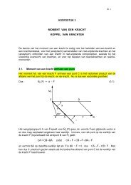 MOMENT VAN EEN KRACHT KOPPEL VAN KRACHTEN - Sint-Lucas