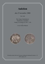 Bilaga till SNT 2006/6 - Svenska Numismatiska Föreningen